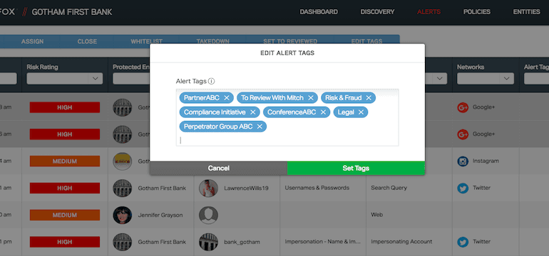 How Simple Features Yield the Most Functionality: Introducing ZeroFox Alert Tagging
