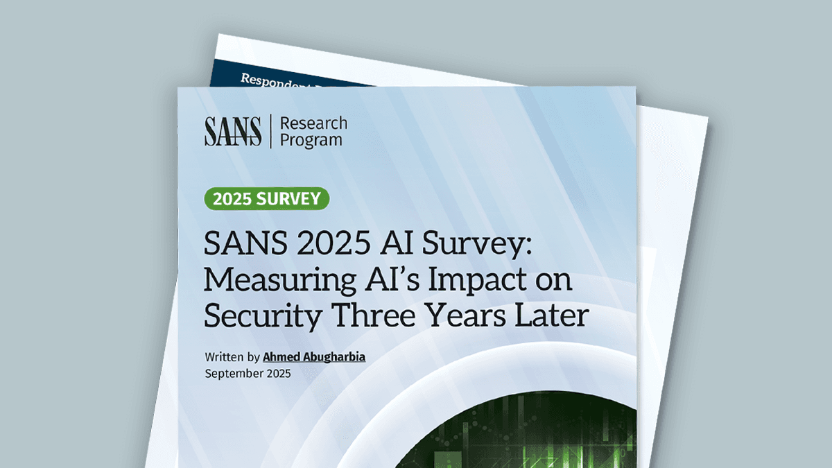The SANS 2025 AI Survey: What Security Leaders Need to Know